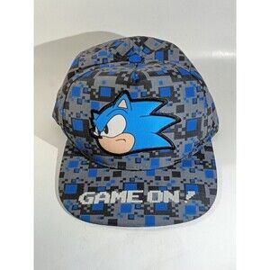 Sonic The Hedgehog  Strapback Baseball Cap Hat Youth Sega Gamer Game On